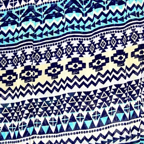 No Boundaries Tribal Diamond Maxi Skirt | Size M (7-9) | Boho, Super Cute!! - Picture 7 of 10